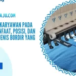 Bordir Nama Karyawan pada Seragam: Manfaat, Posisi, dan Tips Memilih Jenis Bordir yang Tahan Lama