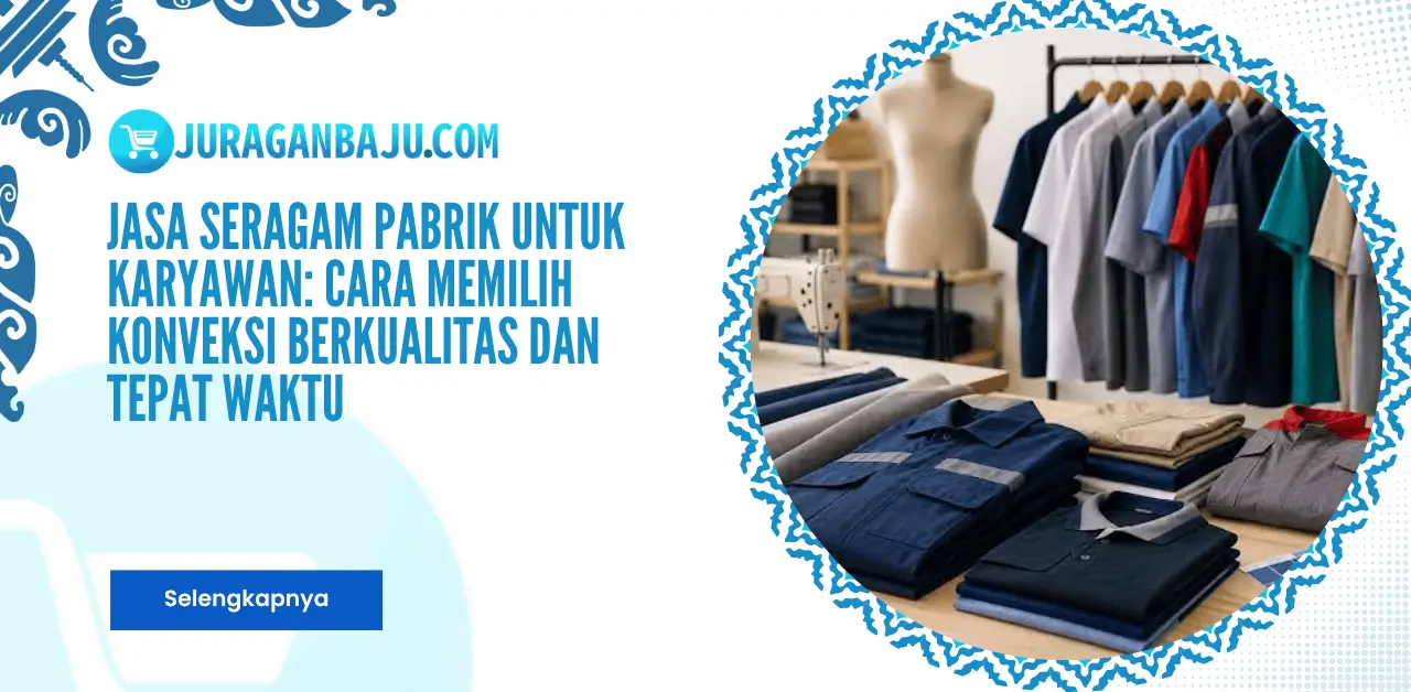 Jasa Seragam Pabrik untuk Karyawan: Cara Memilih Konveksi Berkualitas dan Tepat Waktu