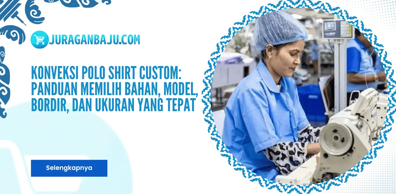 Konveksi Polo Shirt Custom: Panduan Memilih Bahan, Model, Bordir, dan Ukuran yang Tepat